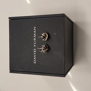 David yurman crossover stud earrings